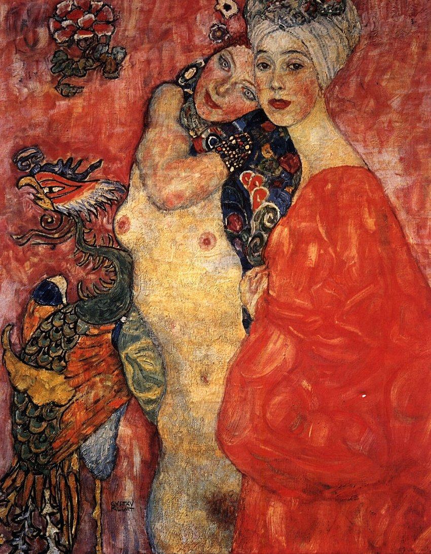 Gustav Klimt Women Friends